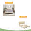 Structure de lit avec lumière DEL et station de charge, structure de lit tapissier avec tête de lit réglable / support à lattes en bois, aucun sommier nécessaire / silencieux-356995693