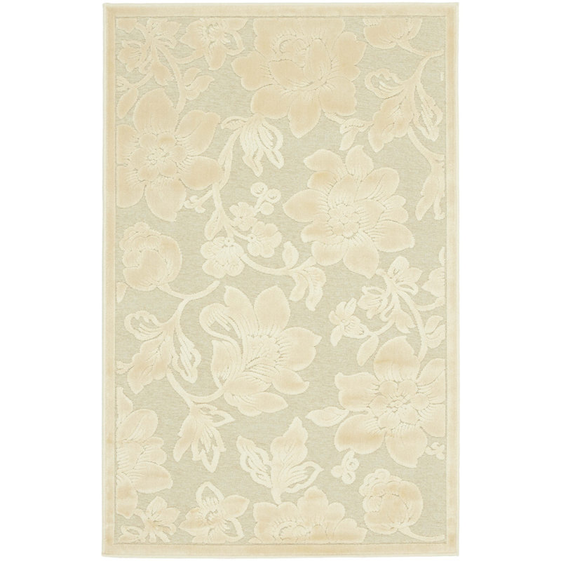 Banerjee Paradise Performance Floral Rug, Rectangle 2'7" x 4'