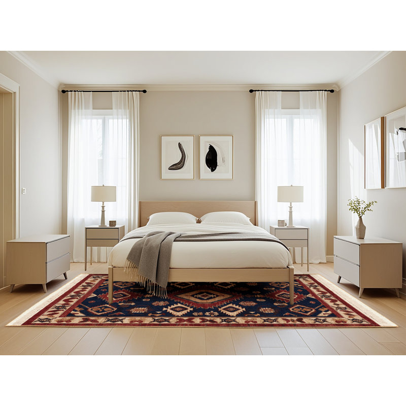 Tapis brun lavable à la machine, Rectangle de 5 pi x 8 pi