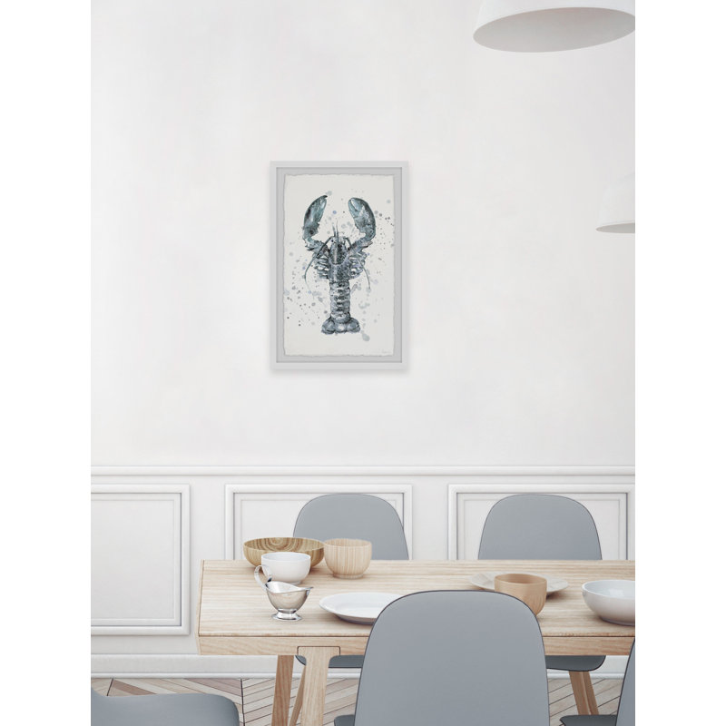 «Mighty Grey Lobster», reproduction encadrée, H 24 po x l 16 po x P 1,5 po