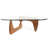 Modholic Triangle Coffee Table, Walnut-2101396687