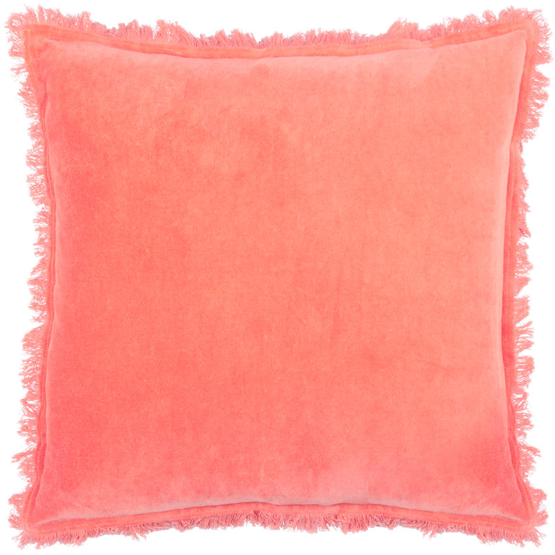 Gracie Square Throw Cushion Covers, Coral