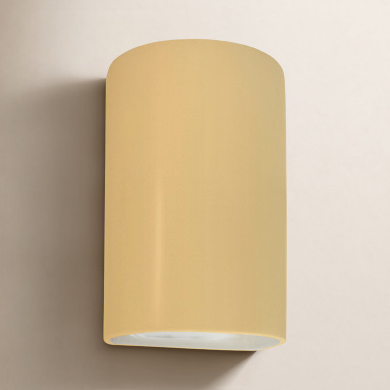 Nomad Ceramic Wall Light, Muted Yellow
