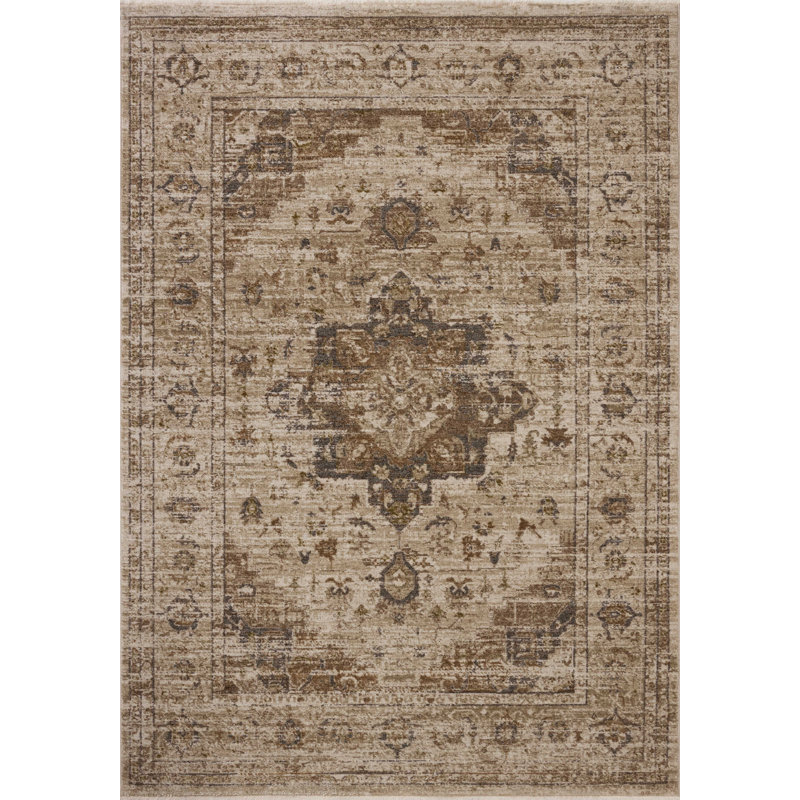Tapis naturel / écorce Loloi Haywood, Rectangle 7 pi 10 po x 10 pi