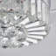 Ventilateur de plafond rétractable en cristal 30 "avec lumière RVB-1124110639