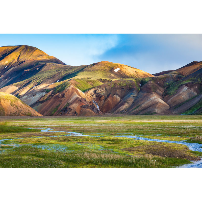 Landmannalaugar, Iceland - Wrapped Canvas Print, 20cm H x 30cm W x 3.8cm D
