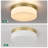 LED Flush Mount Ceiling Light with Glass-163543150