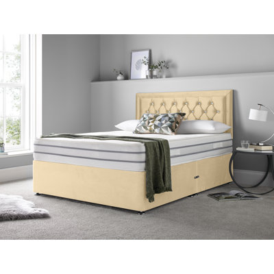 Muskingum Upholstered Bed with Mattress
