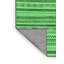 Tapis lavables à la machine à motif abstrait vert émeraude 2272-349093951