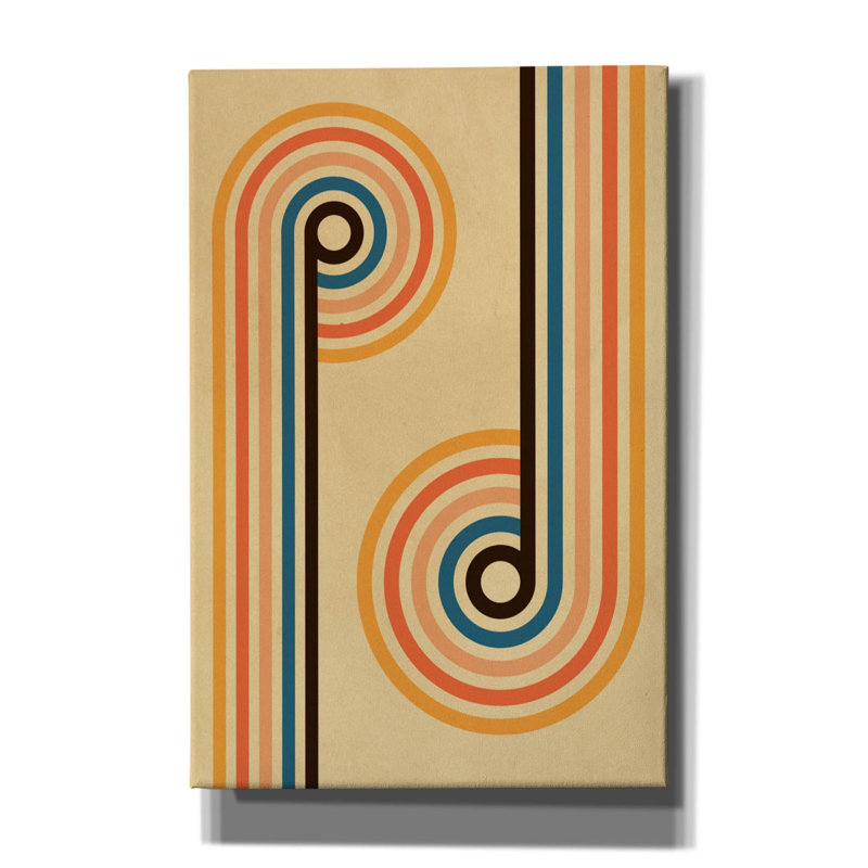 Impression sur toile rétro par Gary Williams, H 60 po x l 40 po x P 1,5 po