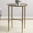 Martha Stewart Lia Mirrored Top Oval Accent Table