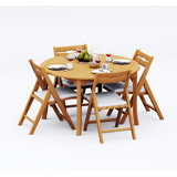 Surfliner Outdoor - Piece Teak Dining Set