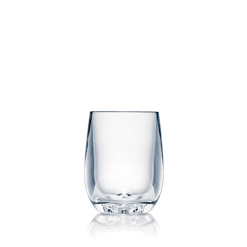 DESIGN STRAHL 8 oz. Verre à vin sans pied en polycarbonate