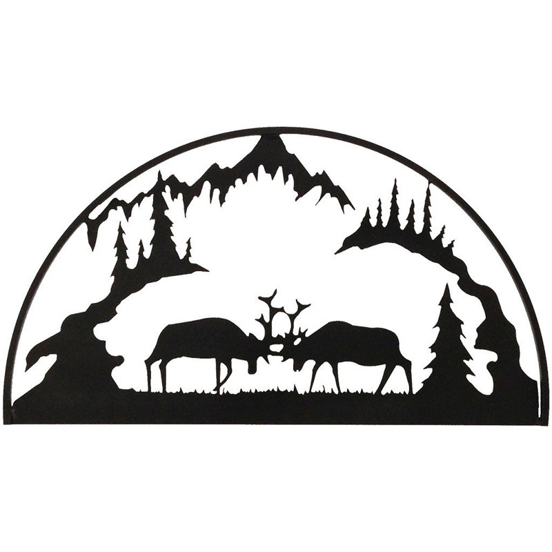 Art mural Dugout Creek Designs, Noir martelé