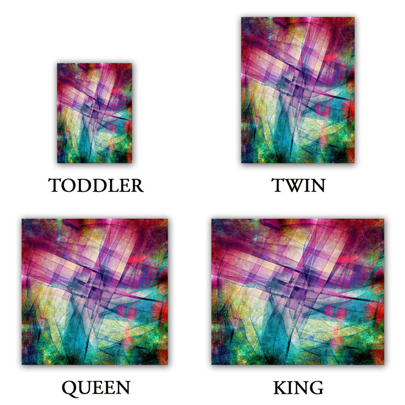  Angelina Vick Housses de couette The Building Blocks, Housse de couette grand + 2 taies décoratives