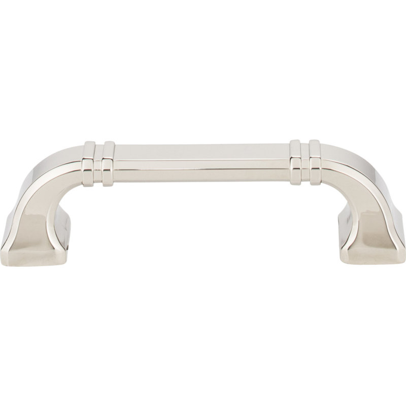 Ella Bar Pull, 12", Polished Nickel