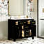 36'' Bathroon Vanity With Ceramic Sink Combo Set-1350136963