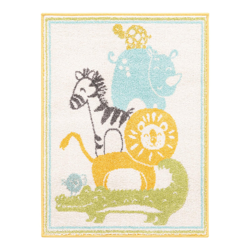 Tapis Whimsy, Rectangle 2 pi 2 po x 2 pi 11 po