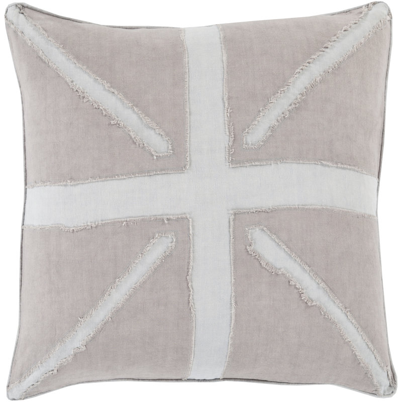 Coussin Hans, 22 po x 22 po, Ardoise, Duvet