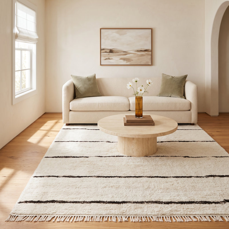 Fauna Hand Woven Wool Brisa Rug, Rectangle 7'6" x 9'6"