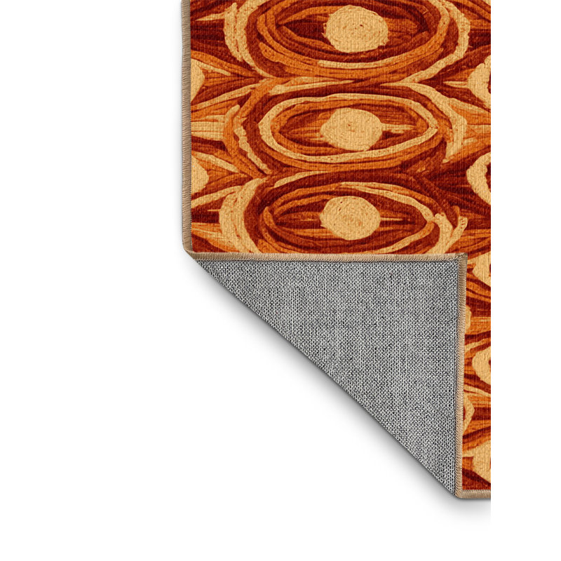  Tapis lavable Jalebi Desserts, Carré 7 pi