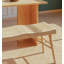 Banc en bois massif et canne Brylynn-1141866677