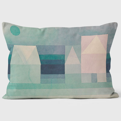Three Houses - Paul Klee Cushion