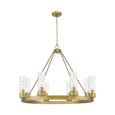 Jaiwan - Lustre 6 lumières avec abat-jour