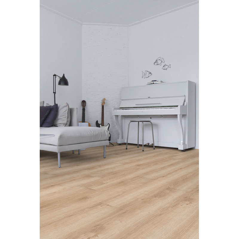 Flexxfloor 7" x 48" x 3.2mm Vinyl Plank, Tan