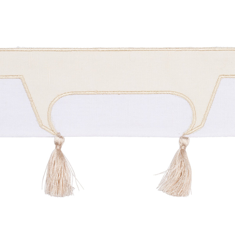 Schumacher x David Kaihoi Pagoda Trim, Ivory