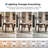 Rozella 5-Piece Solid Wood Dining Table Set