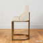 Tabouret de comptoir rembourré 26 "avec base en métal
