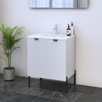 Arabeila 23.6'' Single Bathroom Vanity with Top