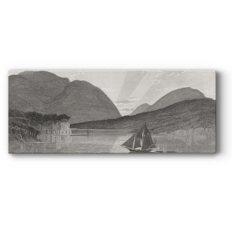 Mont Desert, côte du Maine sur toile, H 8 po x l 20 po x P 1,5 po