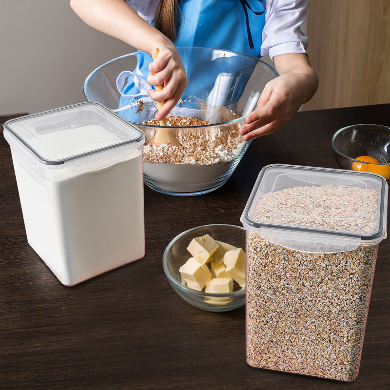  Airtight Food Storage Containers with Lids 4 Pack - (5qt/170oz)