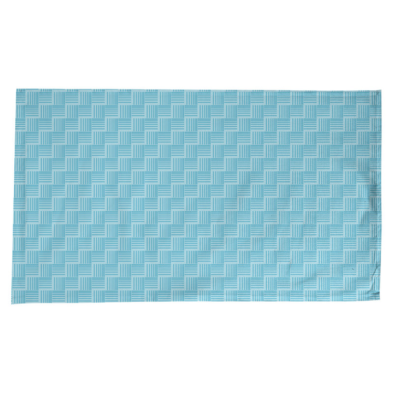 Rayures nattes classiques Nappe, Sarcelle clair