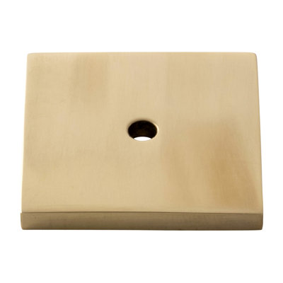 Parkview Collection Knob Backplate - 1-1/2" x 1-1/2 " Cabinet Knob - Transitional Hardware for Drawers & Cabinets