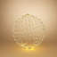 Sphère métallique illuminée avec micro lumières DEL-1959093586
