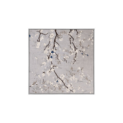 Machine Washable Gray Area Rug