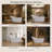 Vast Studio 67.3" x 29.7" Freestanding Soaking Cement Bathtub, Non-Slip Bottom Design Deep Soaking Tub for Bathroom-97549048