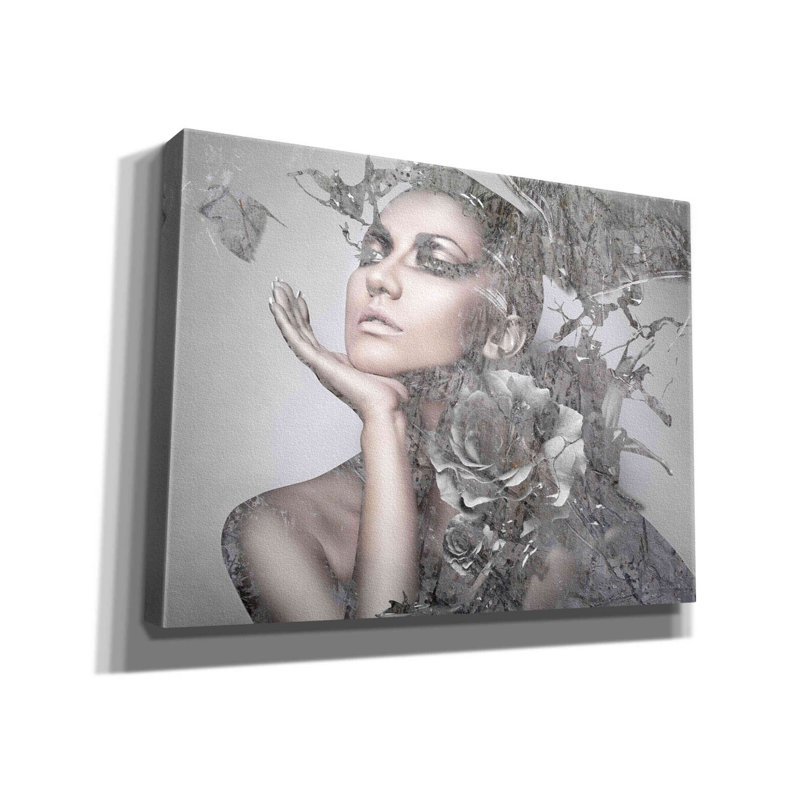House of Hampton® «Cool Gray» par Graphinc, estampe numérique sur toile, H 12 po x l 16 po