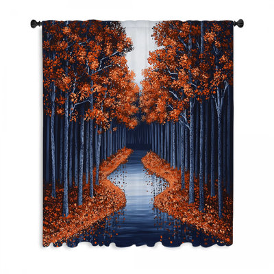 Rideaux de fenêtre Autumn Forest