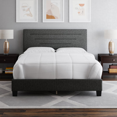 Structure de lit tapissier avec tête de lit réglable Cordoba Linen