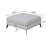 Square Upholstered Tufted Storage Ottoman Aloe
