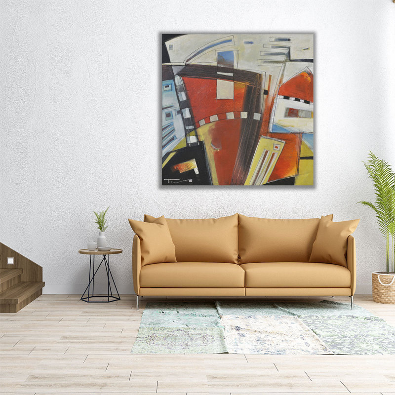 «Spontane Consommation Of Nacho Cheese Chips», reproduction d'art sur toile, H 12 po x l 12 po