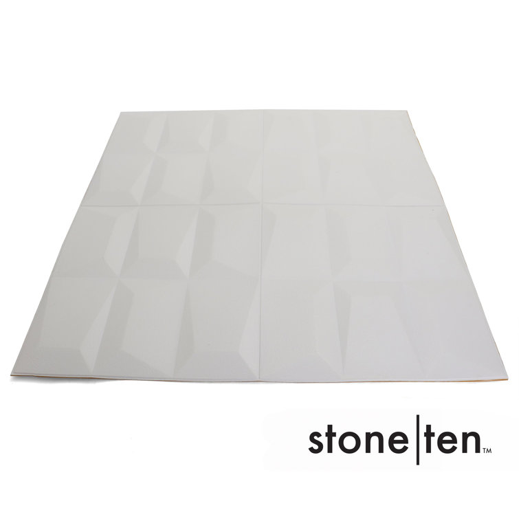 27.5" x 30.25" Peel and Stick Wall Paneling (20-pack)