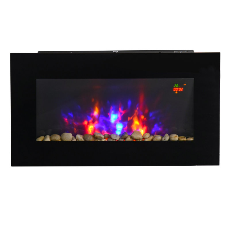 Cobb Belfry Heating 72.5 cm W Black Electric Fireplace