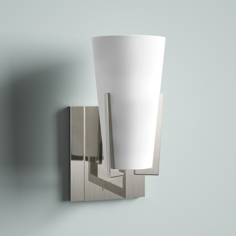 Lindle Bath Sconce, Satin Nickel