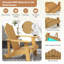 Chaise Adirondack en plastique Gumbert-87389170