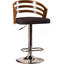 Tabouret tournant moderne avec coussin
